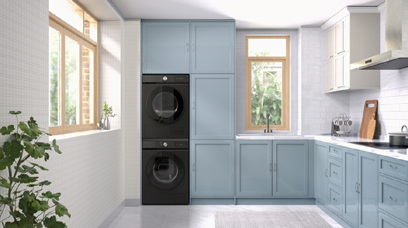 삼성전자 고효율 세탁기와 건조기 라이프스타일 이미지 [사진=삼성전자]