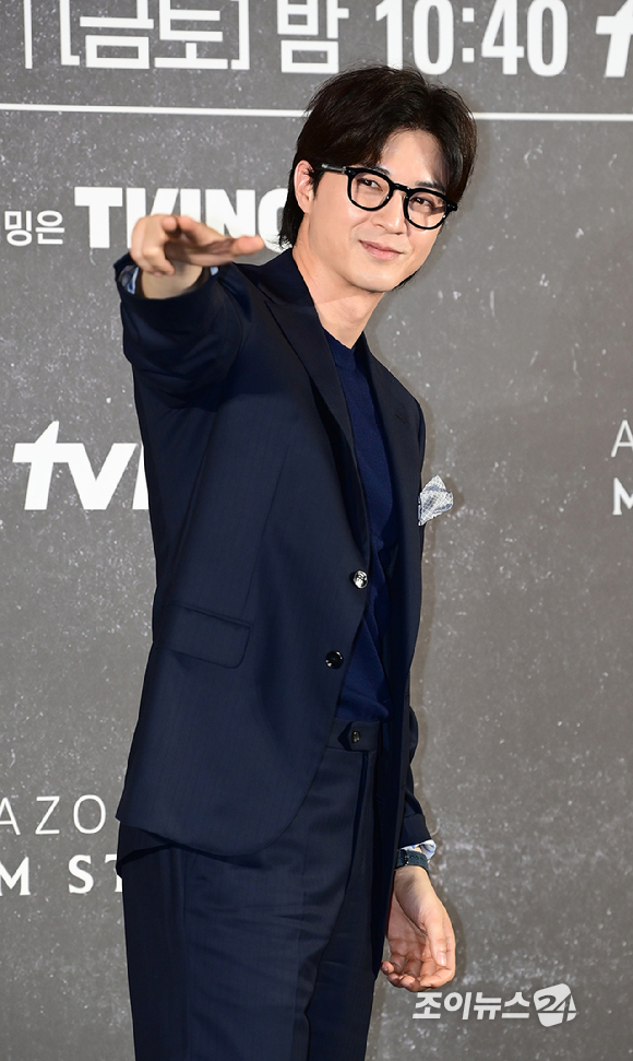 배우 김지훈이 21일 오전 서울 용산구 CGV아이파크몰점에서 열린 아마존 프라임 비디오 시리즈 '버터플라이(Butterfly)' 제작발표회에 참석하고 있다. [사진=정소희 기자]