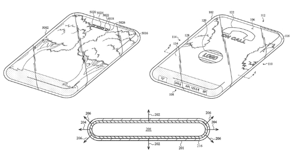 애플이 올글래스 아이폰 관련 기술 특허를 출원했다 [사진=미국특허청]