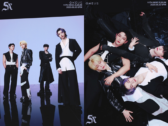 원어스 미니 11집 '5x' 두 번째 단체 콘셉트 포토 [사진=알비더블유]