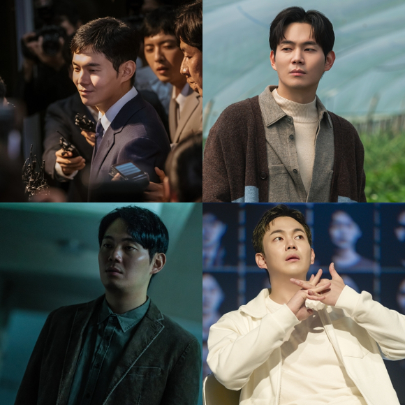 배우 류경수가 '야당', '미지의 서울', '노이즈', '디 이펙트'에서 열연하고 있다. [사진=고스트스튜디오]
