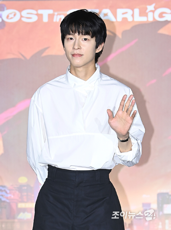 배우 홍경이 27일 오후 서울 광진구 롯데시네마 건대입구에서 열린 '이 별에 필요한' 언론시사회 및 간담회에서 포토타임을 갖고 있다. [사진=곽영래 기자]