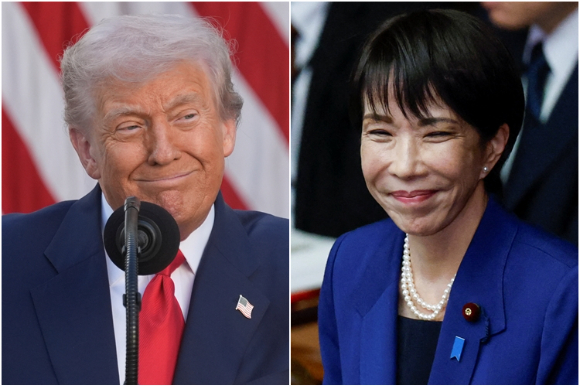 도널드 트럼프 미국 대통령(좌), 다카이치 사나에 일본 총리(우) [사진=AP&middot;로이터/연합뉴스]