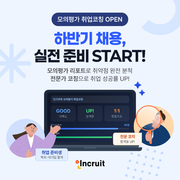 올인원 취업 솔루션 '패스트트랙' 출시 이미지. [사진=인크루트]