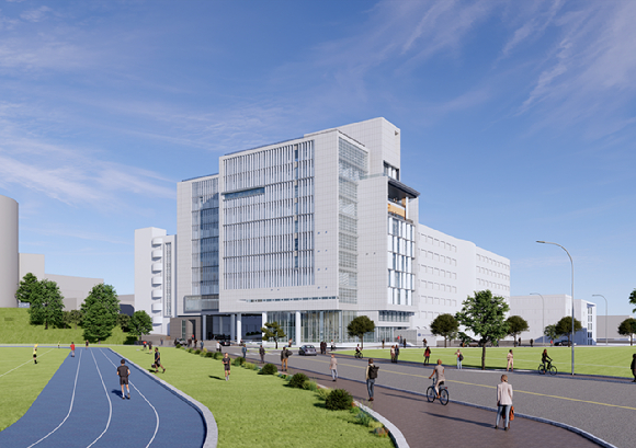 연세대 제5공학관 전경. [사진=반도건설]