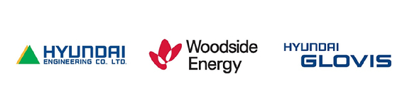 우드사이드 에너지(Woodside Energy), 현대글로비스 CI [사진=현대엔지니어링]