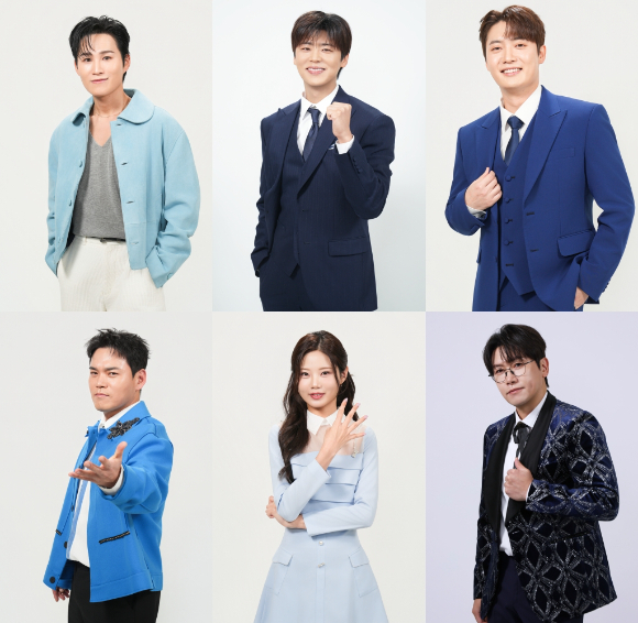 '미스트롯4' 마스터로 합류한 송가인x안성훈x양지은x김용빈x정서주 [사진=TV조선 ]