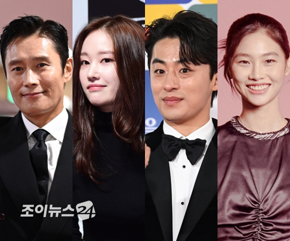 이병헌 전종서 구교환 정호연이 디렉터스컷어워즈에서 올해의 배우상을 수상했다. [사진=조이뉴스24 DB, 넷플릭스]