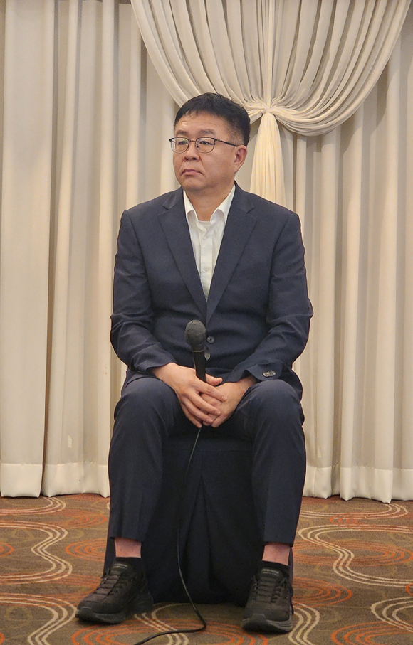 26일 열린 주주총회애서 남이현 파두 대표가 주주들의 질문에 답변하고 있다.