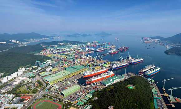 삼성중공업 거제조선소 전경. [사진=삼성중공업]