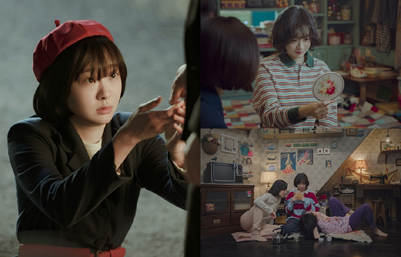 배우 김다미가 JTBC 토일드라마 '백번의 추억'에서 열연하고 있다. [사진=SLL]