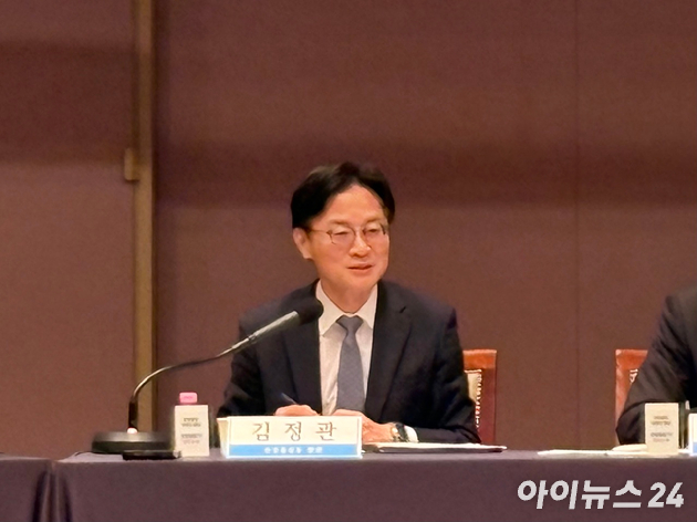 김정관 산업통상부 장관. [사진=권서아 기자]