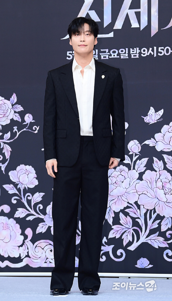 배우 허남준이 7일 오후 서울 양천구 목동 SBS사옥에서 열린 SBS 새 금토드라마 '멋진 신세계' 제작발표회에 참석하고 있다. [사진=정소희 기자]