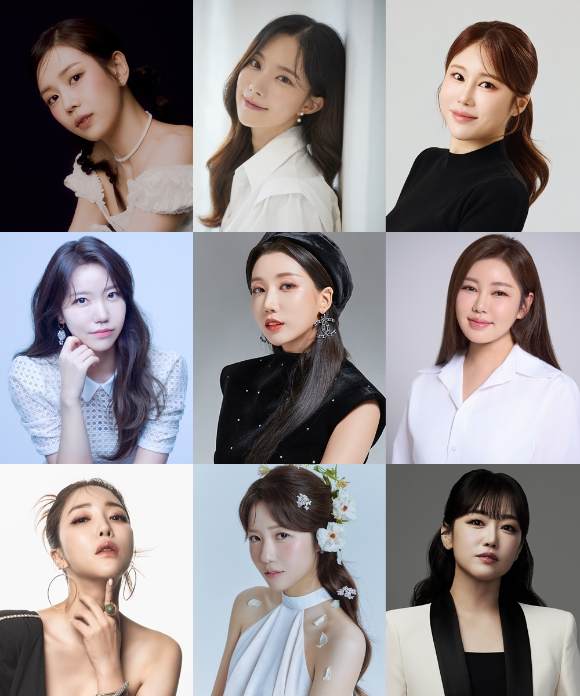 '미스트롯' 시즌1 TOP 10 멤버 강예슬, 김나희, 김소유, 김희진, 두리, 송가인, 숙행, 정다경, 정미애가 콘서트를 연다. [사진=각 소속사]