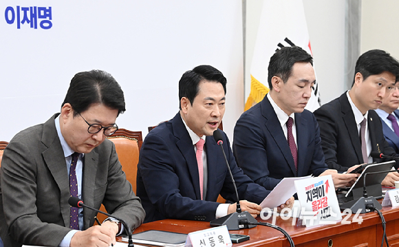 장동혁 국민의힘 당대표가 14일 서울 여의도 국회에서 열린 최고위원회의에서 발언하고 있다. [사진=곽영래 기자]