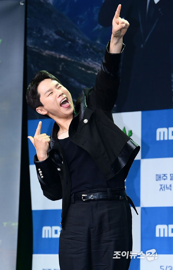 코미디언 양세형이 28일 오후 서울 마포구 상암동 MBC 신사옥에서 열린 MBC 새 예능 프로그램 '최우수산(山)' 제작발표회에서 참석하고 있다. [사진=정소희 기자]