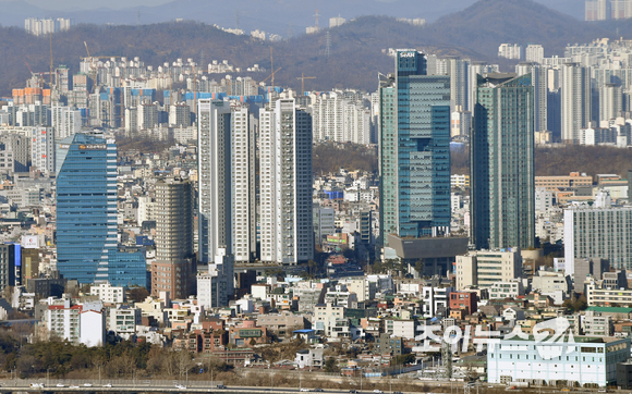 서울 도심 부동산 주택단지