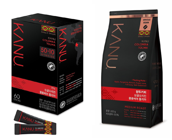 카누 싱글 오리진 콜롬비아 톨리마. [사진=동서식품]