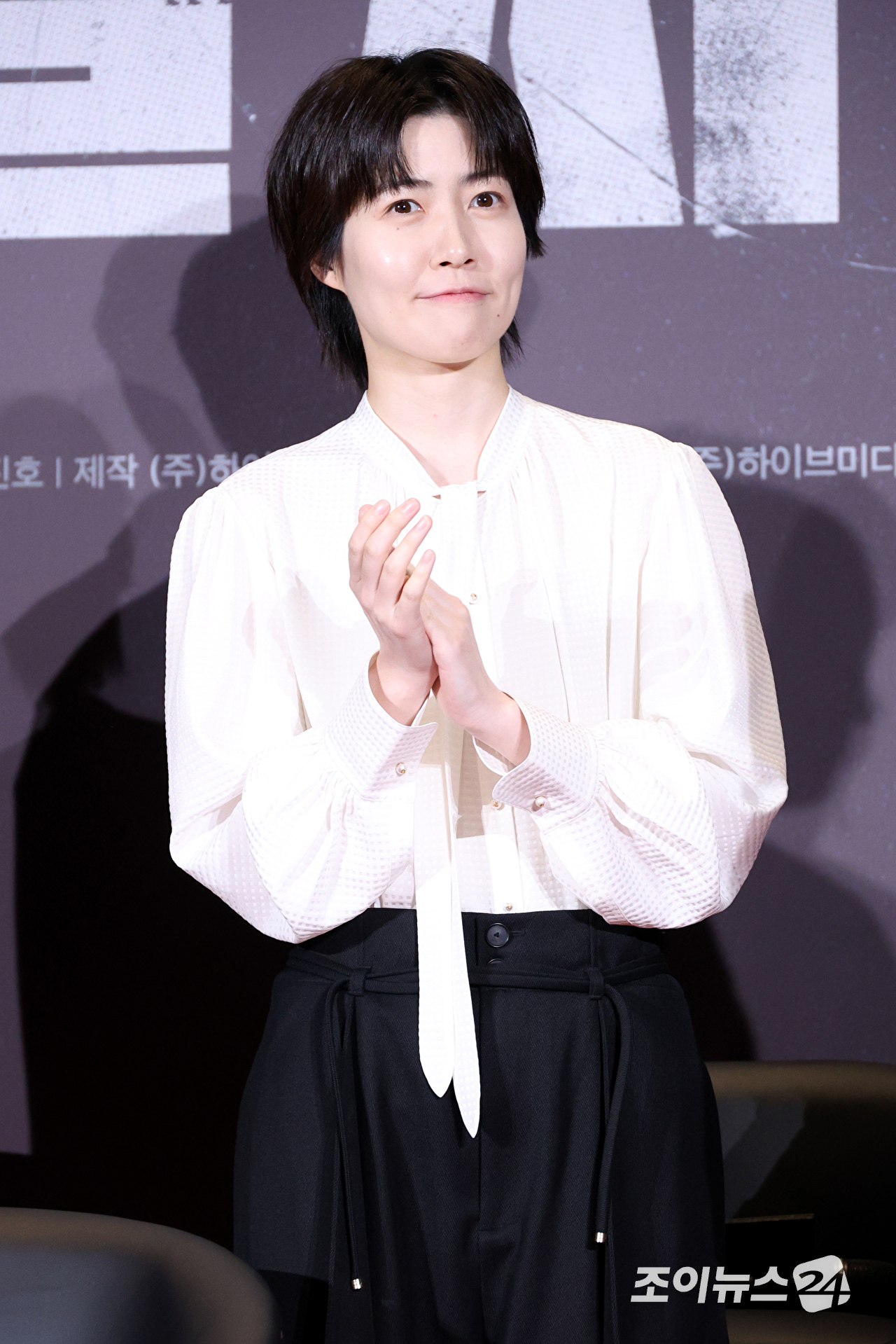 배우 심은경이 31일 서울 강남구 삼성동 메가박스 코엑스점에서 진행된 영화 '암살자(들)'(감독 허진호) 쇼케이스에 참석하고 있다. [사진=문수지 기자]