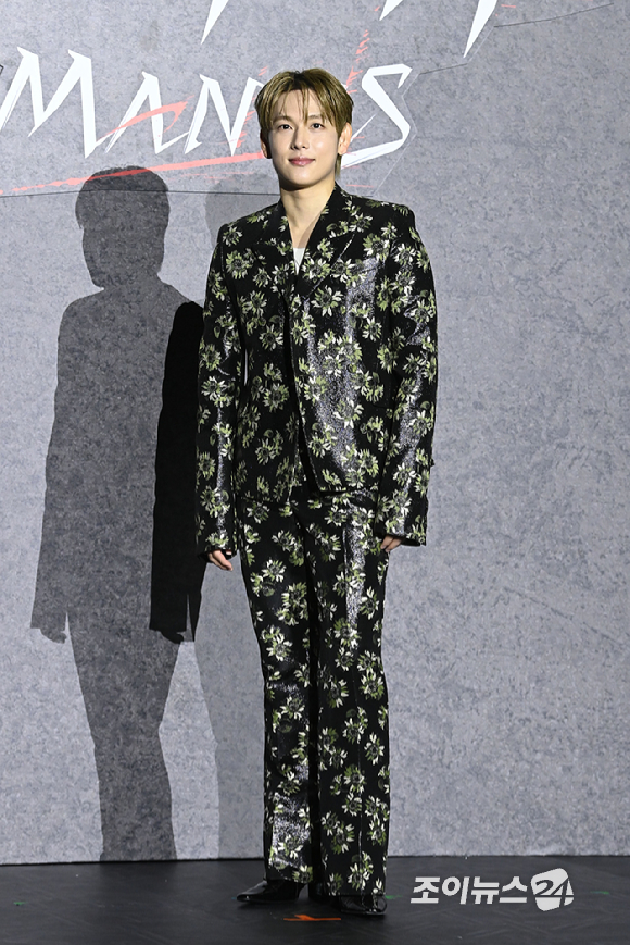 배우 임시완이 25일 오후 서울 광진구 자양동 롯데시네마 건대입구점에서 열린 넷플릭스 영화 '사마귀'(감독 이태성) 제작보고회에 참석해 포즈를 취하고 있다. [사진=문수지 기자]