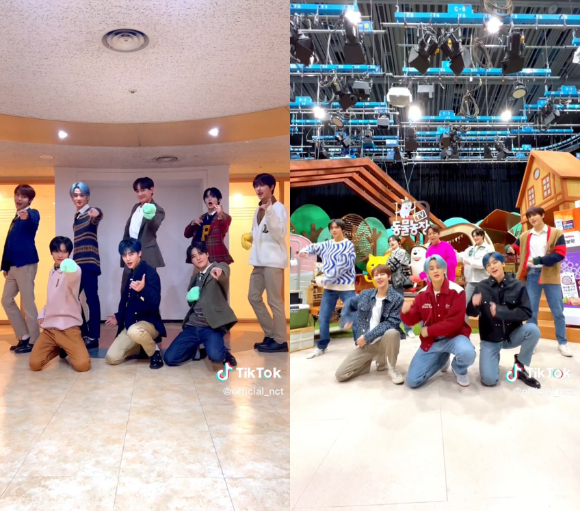 NCT DREAM 'Candy' 챌린지에 강타, 토니안이 참여했다. [사진=SM엔터테인먼트]