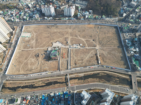 최근 광주 학동4구역 현장 사진 [사진=HDC현대산업개발]