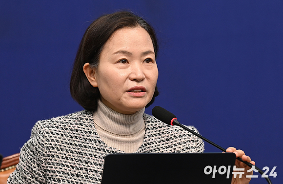 이해민 조국혁신당 사무총장이 24일 서울 여의도 국회에서 열린 최고위원회의에서 발언하고 있다. [사진=곽영래 기자]