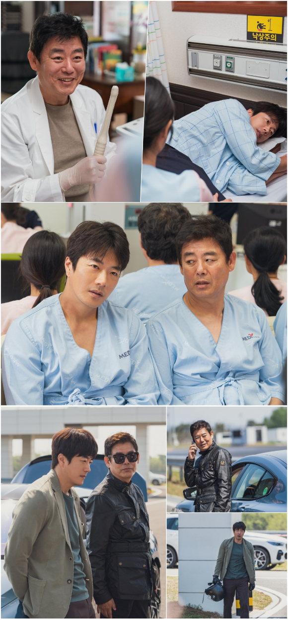 '위기의X' 권상우와 성동일이 레전드 코믹 콤비를 보여준다. [사진=웨이브]