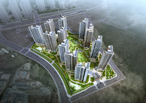 아산탕정자이 메트로시티 조감도. [사진=GS건설]