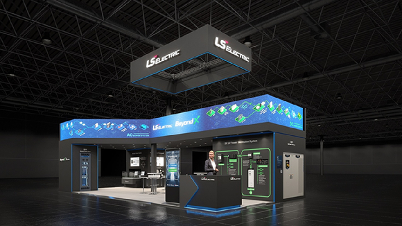 LS일렉트릭은 오는 8~9일 싱가포르 마리나베이샌즈에서 개최되는 아시아 최대 데이터센터 전시회 '데이터센터월드 아시아 2025'에 참가한다. 사진은 LS일렉트릭 DCWA 2025 부스 조감도. [사진=LS일렉트릭]