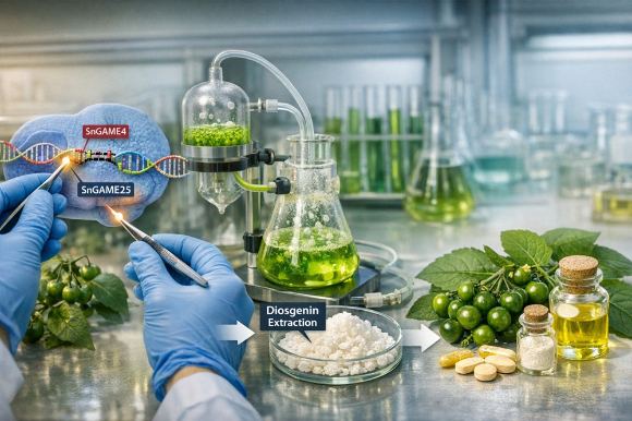 열매 강화라인에서 대사경로를 재배열해 까마중을 의약품 원료로 만들었다. [사진=KAIST]