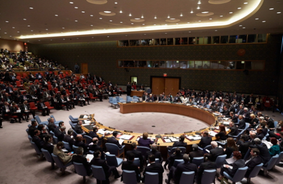 6일(현지시각) 유엔 안전보장이사회(안보리)가 우크라이나 사태의 평화적 해결을 요구하는 성명서를 채택했다. 사진은 유엔 안보리 정상회의. [사진=아이뉴스24 DB]