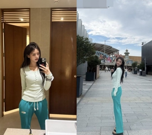 이동국 딸 재시, 엄빠 닮아 기럭지가 장난 아니네...모델인 줄