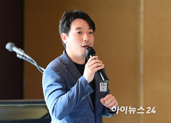 [포토] 'K-AI 이노베이터' 조찬모임 참석한 이정수 플리토 대표