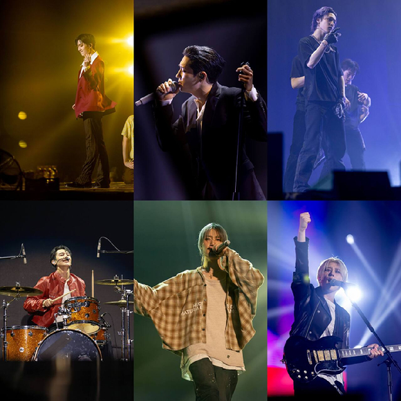 그룹 피원하모니(P1Harmony, 기호 테오 지웅 인탁 소울 종섭)가 '2025 P1Harmony LIVE TOUR 'P1ustage H : MOST WANTED'(플러스테이지 에이치 : 모스트 원티드) IN SEOUL'을 개최하고 팬들을 만나고 있다. [사진=FNC엔터테인먼트]