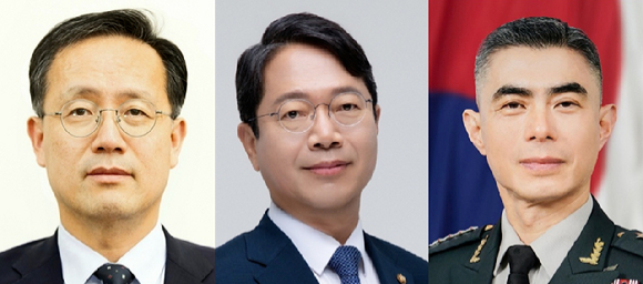 (왼쪽부터) 이형일 부총리 겸 재정경제부 장관 후보자, 김승원 법무부 장관 후보자, 강신철 국방부 장관 후보자. [사진=아이뉴스24DB]