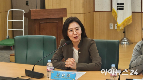  강유정 더불어민주당 의원(게임특별위원회 공동위원장). [사진=정진성 기자]