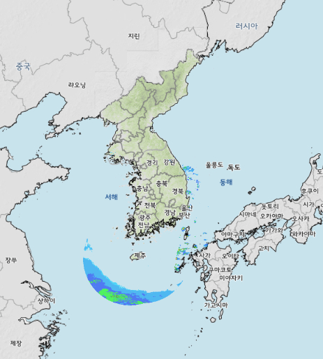 기상청은 오는 21일 경남권 동부와 경북 남부 동해안에 비가 오는 곳이 있을 것으로 예보했다. [사진=기상청]