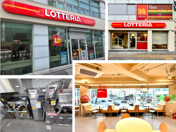 롯데리아 리노베이션 매장. [사진=롯데GRS]