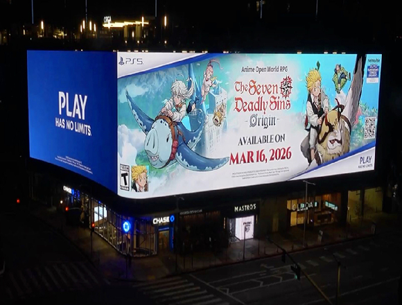 미국 LA 옥외광고. [사진=넷마블]