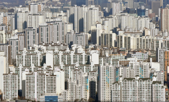 서울 도심 전경 부동산