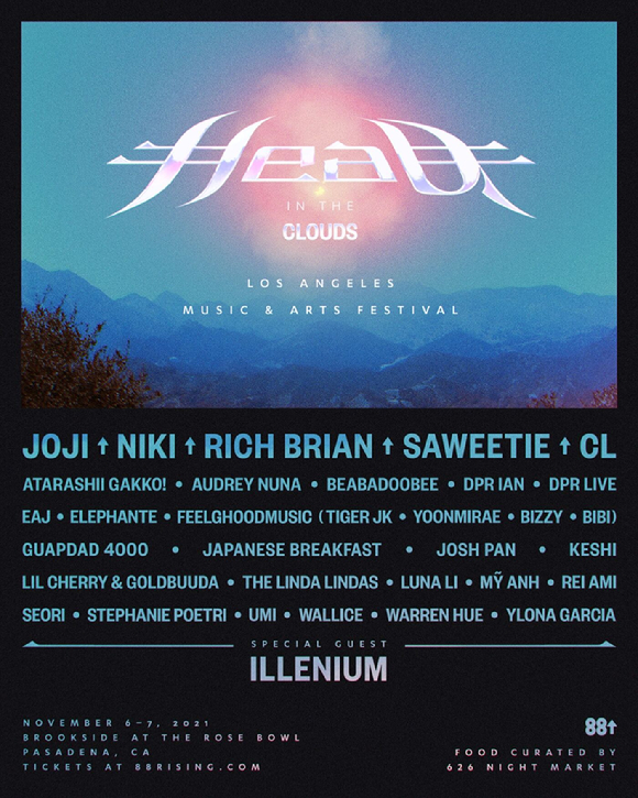 HITC 페스티벌 라인업 [사진=88라이징]