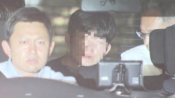 박 씨가 언론에 얼굴을 내비치고 있다. 사진은 해당 피의자. [사진=니혼테레비]