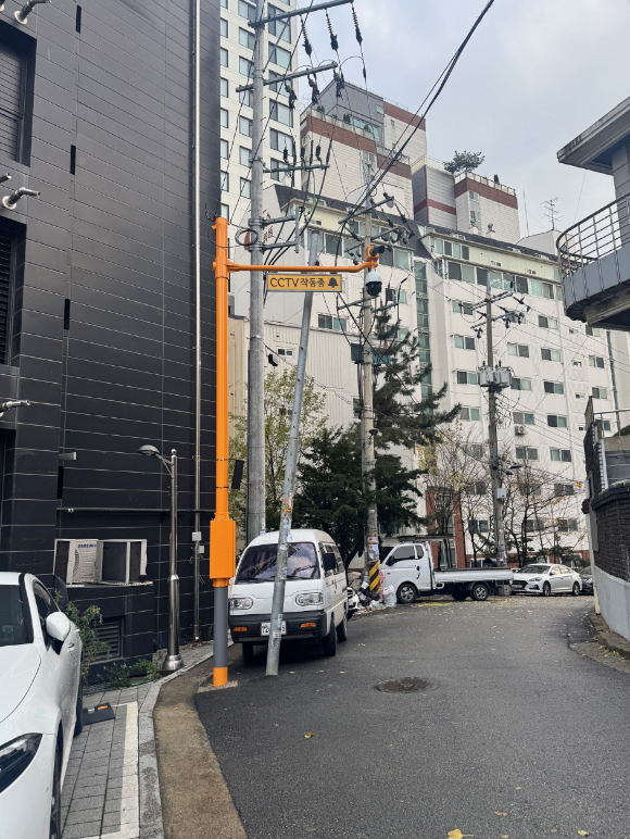 구로구에 새롭게 설치된 공공 CCTV 모습. [사진=구로구]