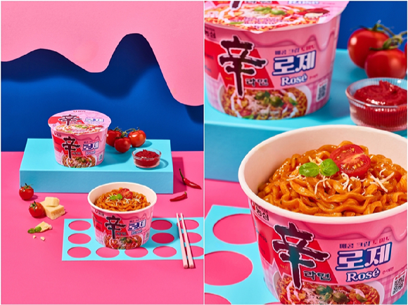 조용철 농심 대표이사가 13일 서울 롯데호텔 크리스탈 볼룸서 열린 신라면 40주년 기자간담회에서 발언하고 있다. [사진=농심]