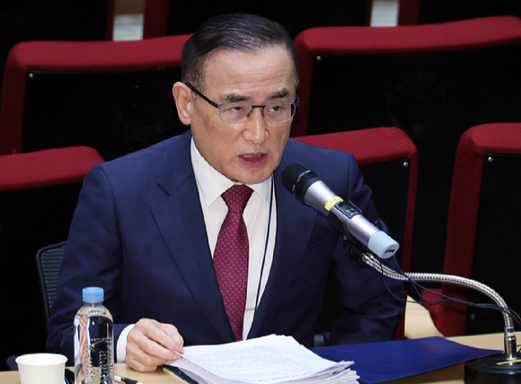 위성락 국가안보실장이 16일 용산 대통령실에서 캄보디아 한국인 대상 범죄 관련 브리핑을 하고 있다. 2025.10.16 [사진=연합뉴스]