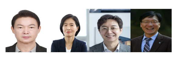 왼쪽부터 신경호 디지스트 연구부총장, 정은미 산업연구원 선임연구위원, 유현준 홍익대학교 교수, 문일 연세대학교 교수 [사진=한국공학한림원]