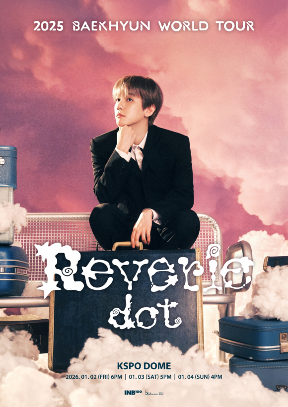 백현 앙코르 콘서트 ‘Reverie dot’ 포스터 [사진=INB100]