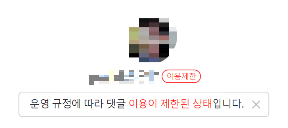 '은평구 일본도 살해사건' 가해자의 부친이 악성 댓글을 남발하다 결국 네이버 측으로부터 '이용제한' 조치를 당했다. 사진은 사건 가해자 부친 A씨의 네이버 아이디 프로필. [사진=네이버 프로필]