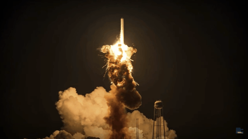 누리호가 지난해 11월 27일 01시 13분 나로우주센터에서 발사되고 있다. [사진=우주청]